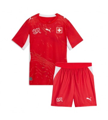 Schweiz Hemmaställ Barn VM 2026 Kortärmad (+ Korta byxor)